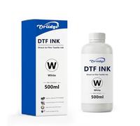 Oritdge DTF Ink Blanc 500-ml, DTF Encre White pour Epson DTF Drucker DX5 DX7 L805 R1390 R2400 P400 XP600 I3200 4720 TX800 P800 ET-8550 XP-15000 L1800(1x Blanc)