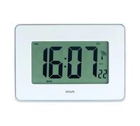 Orium 11970 Horloge Digitale RC Sensitive, Plastique, Blanc Brillant, 28 x 3,1 x 19,5 cm