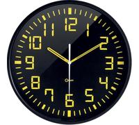 ORIUM Contraste - Horloge analogique murale silencieuse à quartz - Diamètre 30 cm - Noir
