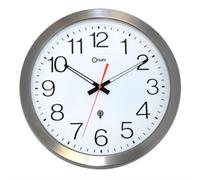 ORIUM Horloge murale étanche radio-contrôlée, Ø 35,5 cm - Inox