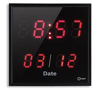 Orium Horloge LED Date Rouge