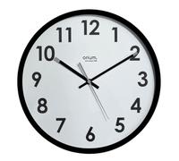 Orium Horloge murale eco-conçue Naturalis silencieuse - Noir