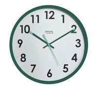 Orium Horloge murale Naturalis – éco-conçue, silencieuse – Ø30 cm – Vert