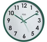 Orium Horloge murale Naturalis – éco-conçue, silencieuse – Ø30 cm – Vert