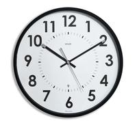 ORIUM Abylis - Horloge analogique murale silencieuse - Diamètre 30 cm - Noir