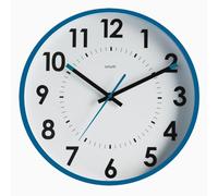Horloge silencieuse Abylis Ø30cm - Bleu Canard - Orium