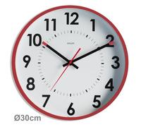 Orium Horloge silencieuse Abylis Ø30cm - Lie de vin