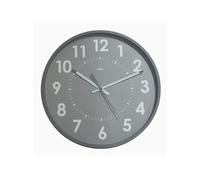 Orium Horloge silencieuse, mouvement à quartz, gris