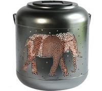 Orium - Lanterne métal solaire Jungle 18cm G