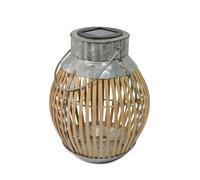 Orium Lanterne Solaire Bambou h35cm