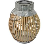 - Lanterne solaire bambou h35cm