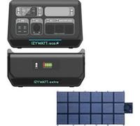 Orium - Station électrique IZYWATT.eco 2048Wh injection réseau + panneau solaire 400W + batterie Izywatt.extra