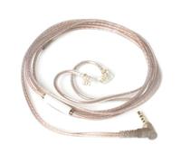 Orivin Câble d'écouteurs Nex KZ 2 broches, câble de remplacement en cuivre haute pureté de 3,5 mm pour ZSN/ZSN PRO/ZS10 PRO/AS16/AS12/ZSX/ZSN PRO-X/ZAX (broche C 3,5 mm, noir, micro)