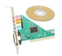 Orivin Carte son PCI 4.1 canaux CMI8738 Chip Audio Carte pour ordinateur de bureau Son Surround Windows XP 7 8 Mise à niveau