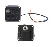 Orivin Ensemble de micros pour guitare acoustique, préamplis, égaliseur 3 bandes, Fishman ISYS, trou intégré pour guitare classique électro-acoustique, trou de rosace folk