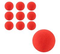 Orivin Lot de 10 boules d'éponge rouges pour la magie des doigts, accessoires de gros plan, 3,5 cm