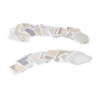 Orivin Lot De 80 Autocollants Vintage Pour Scrapbooking, Papier À Lettres Vieilli, Accessoires De Scrapbooking Dans Des Tons Marron, Parfaits Pour Les Journaux Et Les Loisirs Créatifs.