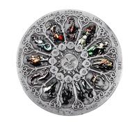 Orivin Pièce Commémorative Des Douze Constellations Du Zodiaque, Gardien, Horoscope, Astrologie, Amour Porte-bonheur, Souvenir Rétro À Collectionner