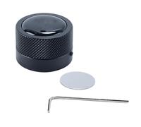 Orivin Porte-craie de billard rond, outil pratique, accessoires de billard, mini étui magnétique pour pointes de craie, boîte ronde pour billard (noir)