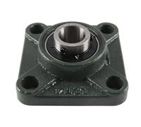 Orivin Roulement à bride carrée avec boîtier UCF 204 Roulement à billes UC204 pour arbre 30 mm Boîtier F204 Roulements à billes en acier pour l'industrie et les applications générales