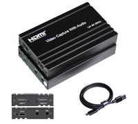 ORIVISION Carte de capture HDMI 4K60 pour streaming, passthrough 4K HDR10, lien de caméra 4K pour enregistrement, carte de capture audio et vidéo USB de type C pour Nintendo Switch/PS4/5/Xbox,