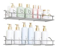 Oriware Serviteur de Douche Etagère pour Salle de Bain Panier Toilette Cuisine Spice Rack Acier Inoxydable SUS304 sans Perçage - 2 Pack