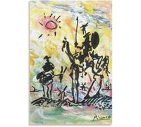 Orjdjz Wxkbl Picasso Don Quijote De Poster Pablo Picasso Toile Art Mural Pablo Picasso Impressions et Peinture Pour La Maison Décoration Murale Photo 40x60cmx1 Sans Cadre