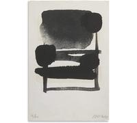 Orjdjz Wxkbl Pierre Soulages Affiche Pierre Soulages Toile Art Mural Pierre Soulages Impressions Pierre Soulages Pierre Soulages Peinture Maison Décoration Murale Tableau 50x70cm sans Cadre