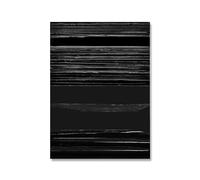 Orjdjz Wxkbl Pierre Soulages Affiches noires Art mural abstrait Pierre Soulages Impressions Pierre Soulages Peinture sur toile pour la maison Art mural Décor 60x90cm Sans cadre