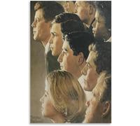 Orjdjz Wxkbl Posters vintage de Norman Rockwell《 The Peace 》Illustrations murales Norman Rockwell et toile de peinture pour la maison Tableau 40x55cmx1 sans cadre