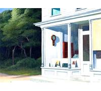 Orjdjz Wxkbl Seven A.M. par Edward Hopper Affiche et estampes Art rétro Wal Peinture d’Edward Hopper Toile abstraite pour décoration intérieure 30x40cmx1 sans cadre