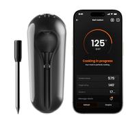 Orka Meat It 3 | Thermomètre à Viande Intelligent Sans Fil - Bluetooth - 3 Capteurs de Température - Pour Barbecue, Four, Gril, Sous Vide, Fumoir (Jusqu'à 100 m de Portée)