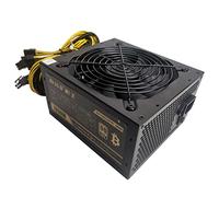 ORKDFJ Bloc d'alimentation pour ordinateur 1800 W 2000 W Bitcoin Mining PC 8 GPU ATX Ethereum Coin 12 V 6 broches Alimentation