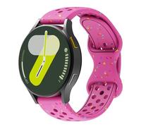 ORKDFJ Sangle de silicone 18/20 / 22 mm pour Samsung Galaxy Watch7 / 6/5/4/44/40mm Classic 43/47mm(Barbie,20MM)