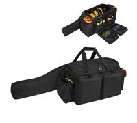 ORKELS Sac de tronçonneuse compatible avec les tronçonneuses électriques sans fil EGO, Dewalt, Greenworks 14, 16 et 18 pouces - Étui de rangement durable pour tronçonneuse et accessoires - Sac