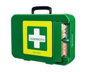 Orkla Care Erste Hilfe Koffer Trousse de premiers secours B300×H420×P118 env. mm verte Quantité:1
