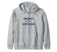 Orkney Scotland Drapeau écossais Island Town City Sweat à Capuche