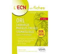 ORL, Chirurgie maxillo-faciale & Stomatologie - Stéphane Tringali - Ellipses - broché - Etude