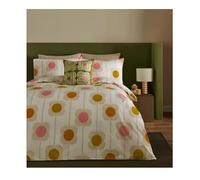 Orla Kiely Parure de lit avec housse de couette 100 % coton Motif fleurs de boulier Super King size 260 x 220 cm