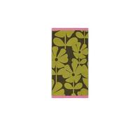 Orla Kiely Serviette de bain Fleur sauvage jaune ocre - Serviette de toilette 50 x 90 cm