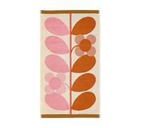 Orla Kiely Serviette de bain Stem Bloom Duo Blush - Serviette de toilette 50 x 90 cm