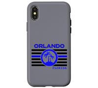 Orlando Cop Florida Police Sheriff Fine Blue Line Drapeau USA Coque pour iPhone X/XS