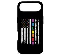 Orlando Florida LGBTQ Gay Pride Month American Flag Rainbow Coque pour iPhone Air