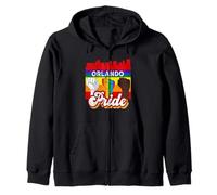 Orlando Florida Pride Rainbow Gay Pride Flag Funny LGBT Sweat à Capuche