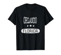Orlando Floride Vintage T-Shirt Graphique avec Valeur, Homme, Noir, XL