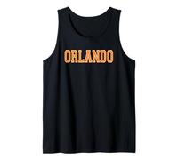 Orlando Varsity Sports Lettrage Athletic Style Graphic Débardeur