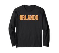 Orlando Varsity Sports Lettrage Athletic Style Graphic Manche Longue