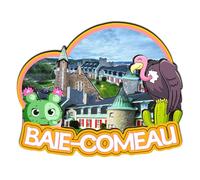 Orlaybar Baie Comeau Québec Canada Aimant décoratif 3D Réfrigérateur Ville Voyage Souvenir Cadeaux Touristiques Fait à la main Aimant de réfrigérateur Décoration de la maison -2332