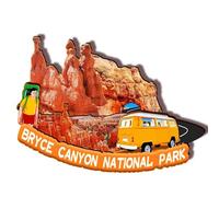 Orlaybar Bryce Canyon National Park Utah (UT) Amérique Aimant décoratif 3D pour réfrigérateur, souvenir de voyage, cadeaux touristiques, fait à la main, aimant de réfrigérateur pour décoration de la