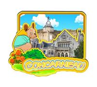 Orlaybar Concarneau Bretagne France Aimant décoratif 3D Réfrigérateur Ville Voyage Souvenir Cadeaux Touristiques Fait Main Artisanat Aimant de Réfrigérateur Décoration de la Maison -2946